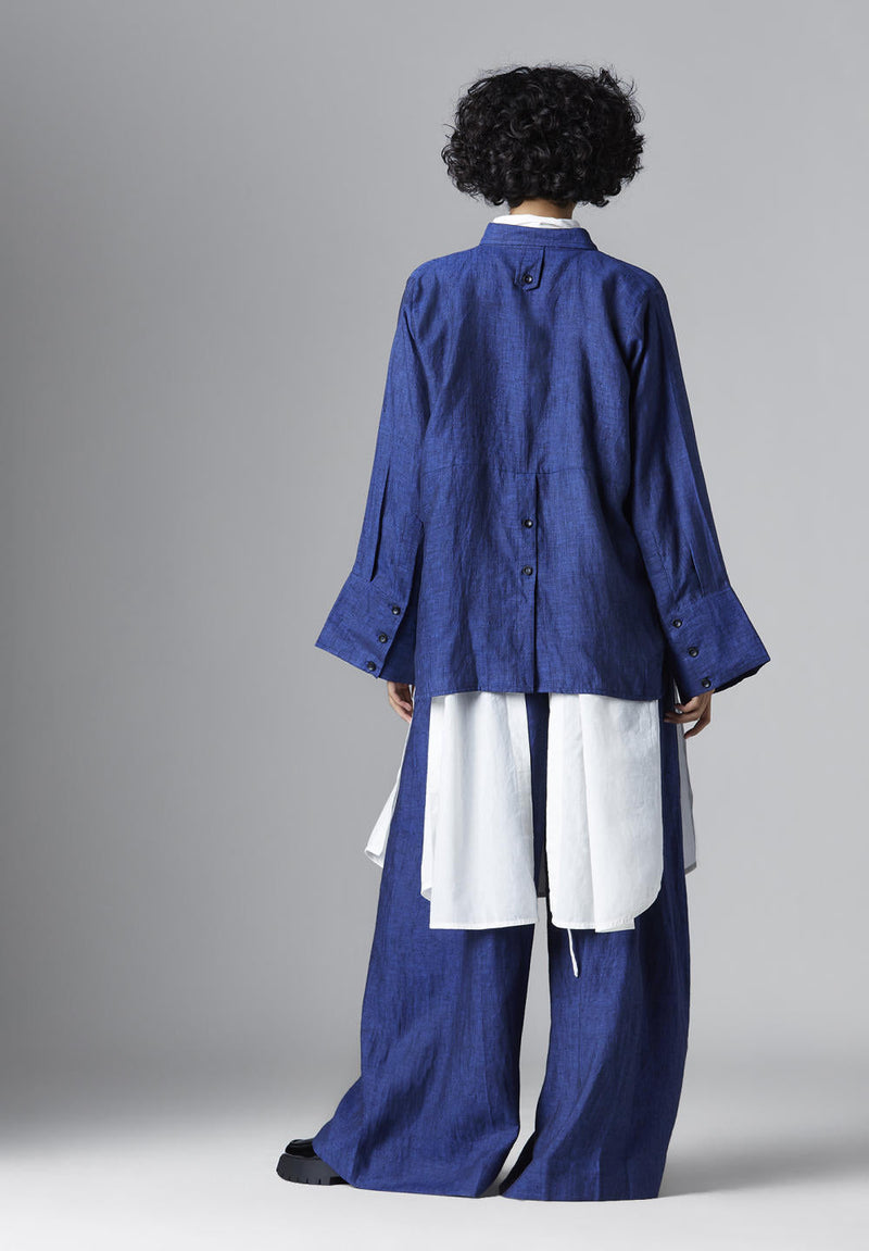 Nixie Jacket linen Jackets & Overlays by Chola for women in Singapore
