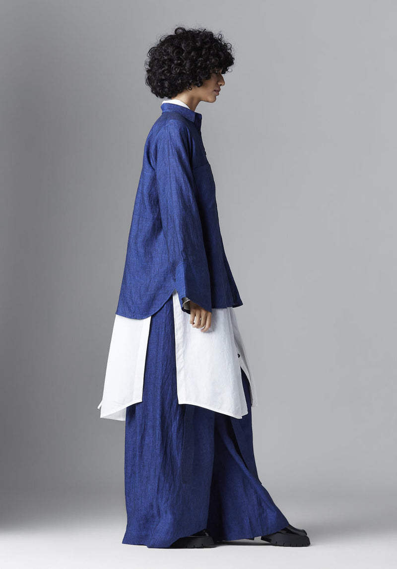 Nixie Jacket linen Jackets & Overlays by Chola for women in Singapore