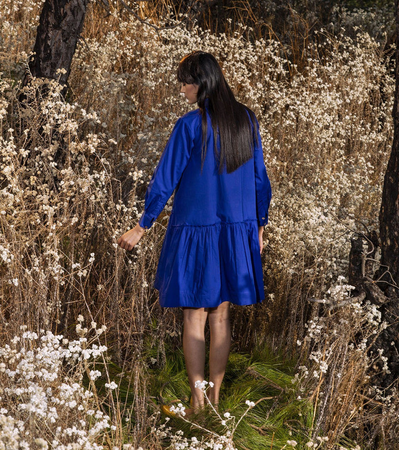 Nurtured by Nature Dress by Khara Kapas in red for women in Singapore