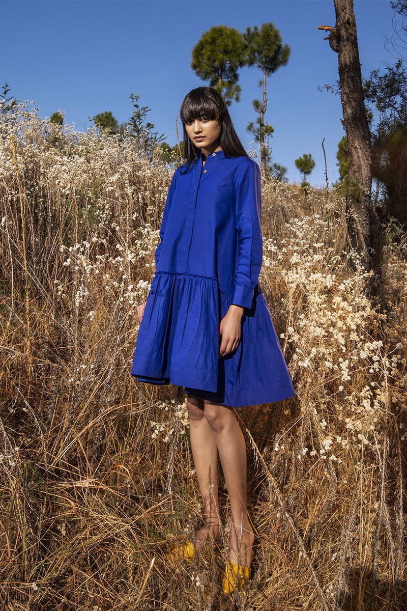 Nurtured by Nature Dress by Khara Kapas in red for women in Singapore