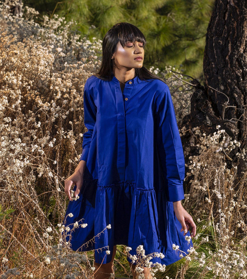 Nurtured by Nature Dress by Khara Kapas in red for women in Singapore