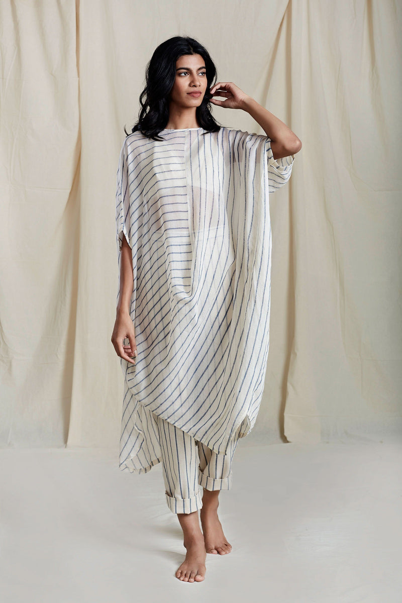 Oatmeal Cowl Tunic Top & Tunics by Mati for women in Singapore