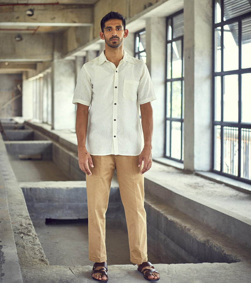 Opaque hue Shirt by Khara Kapas Men for men in Singapore