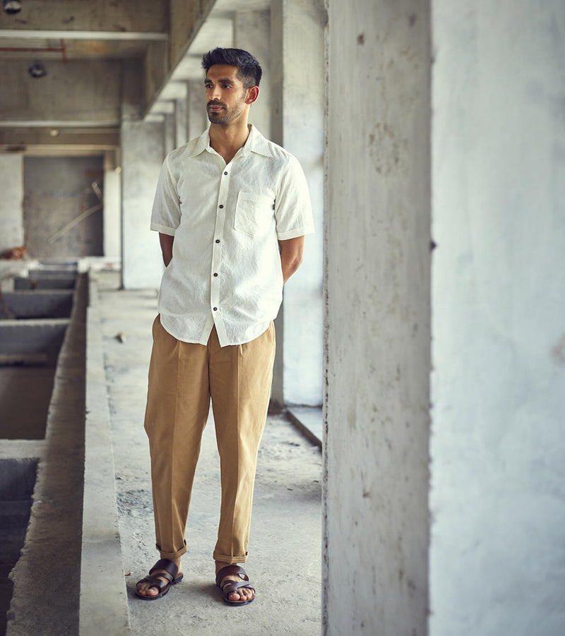 Opaque hue Shirt by Khara Kapas Men for men in Singapore