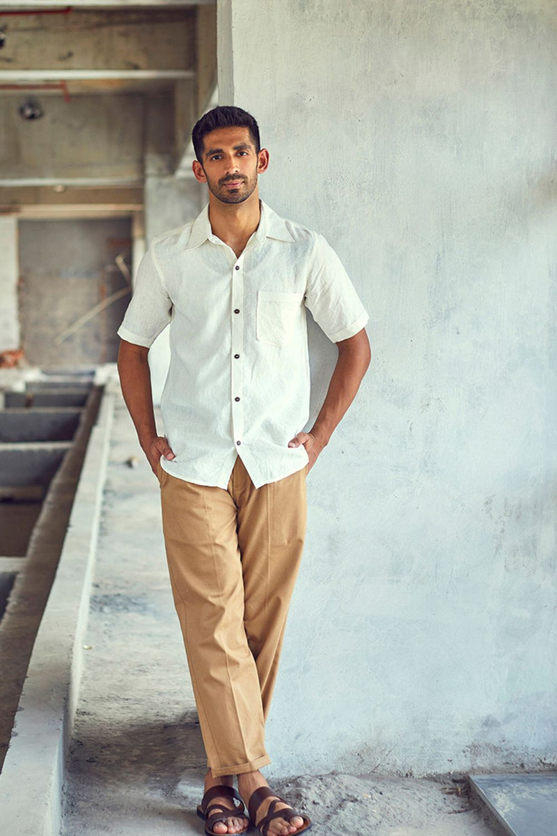 Opaque hue Shirt by Khara Kapas Men for men in Singapore