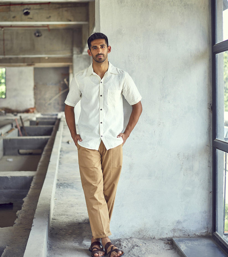 Opaque hue Shirt by Khara Kapas Men for men in Singapore