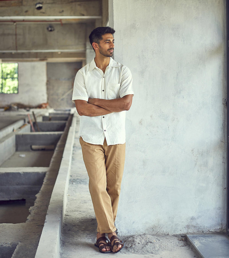 Opaque hue Shirt by Khara Kapas Men for men in Singapore