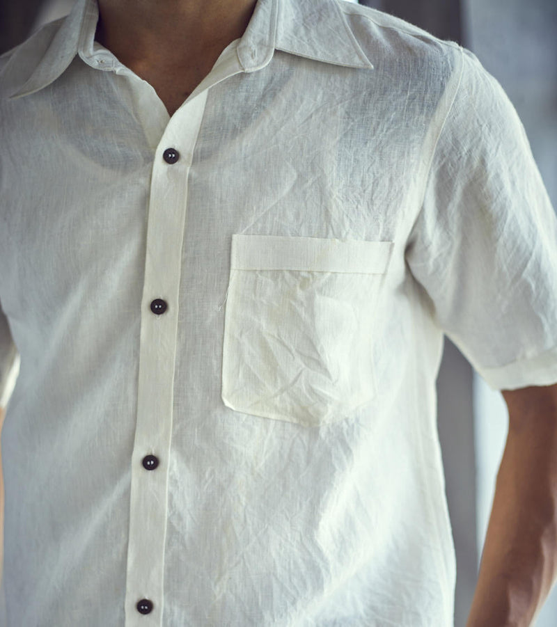 Opaque hue Shirt by Khara Kapas Men for men in Singapore