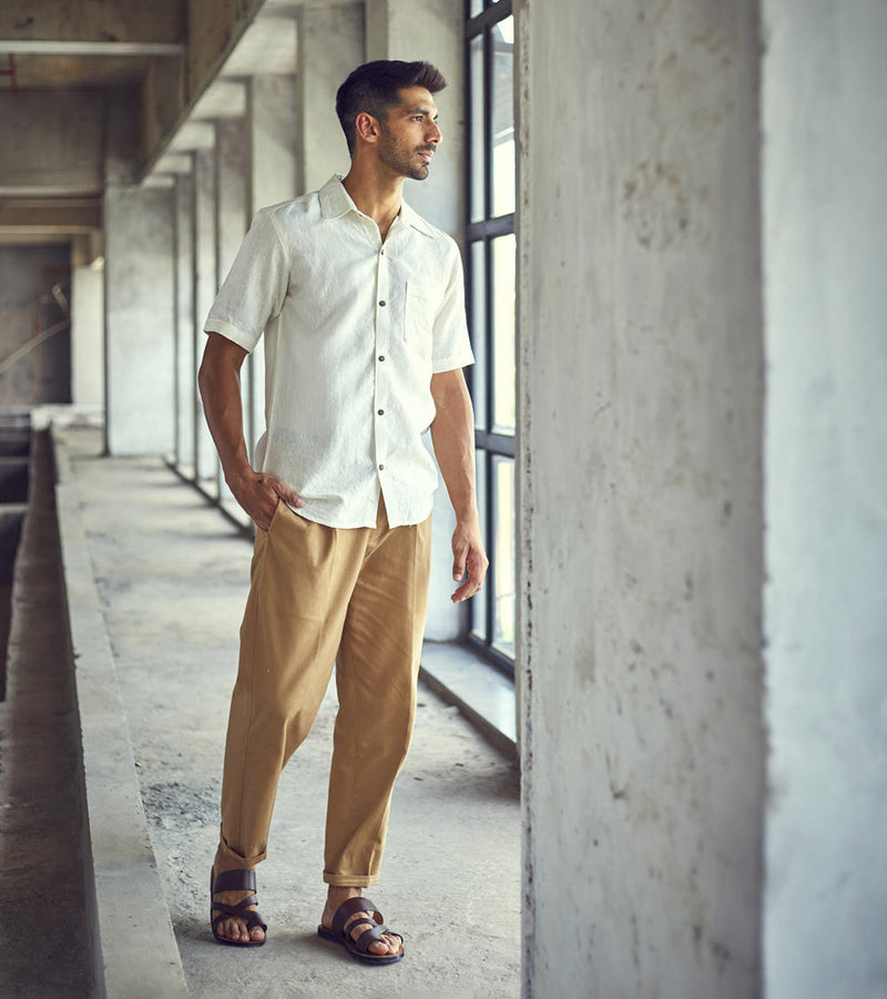 Opaque hue Shirt by Khara Kapas Men for men in Singapore