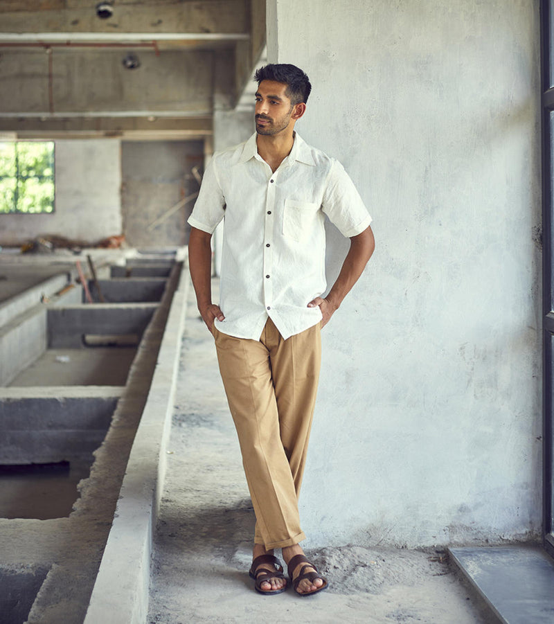 Opaque hue Shirt by Khara Kapas Men for men in Singapore