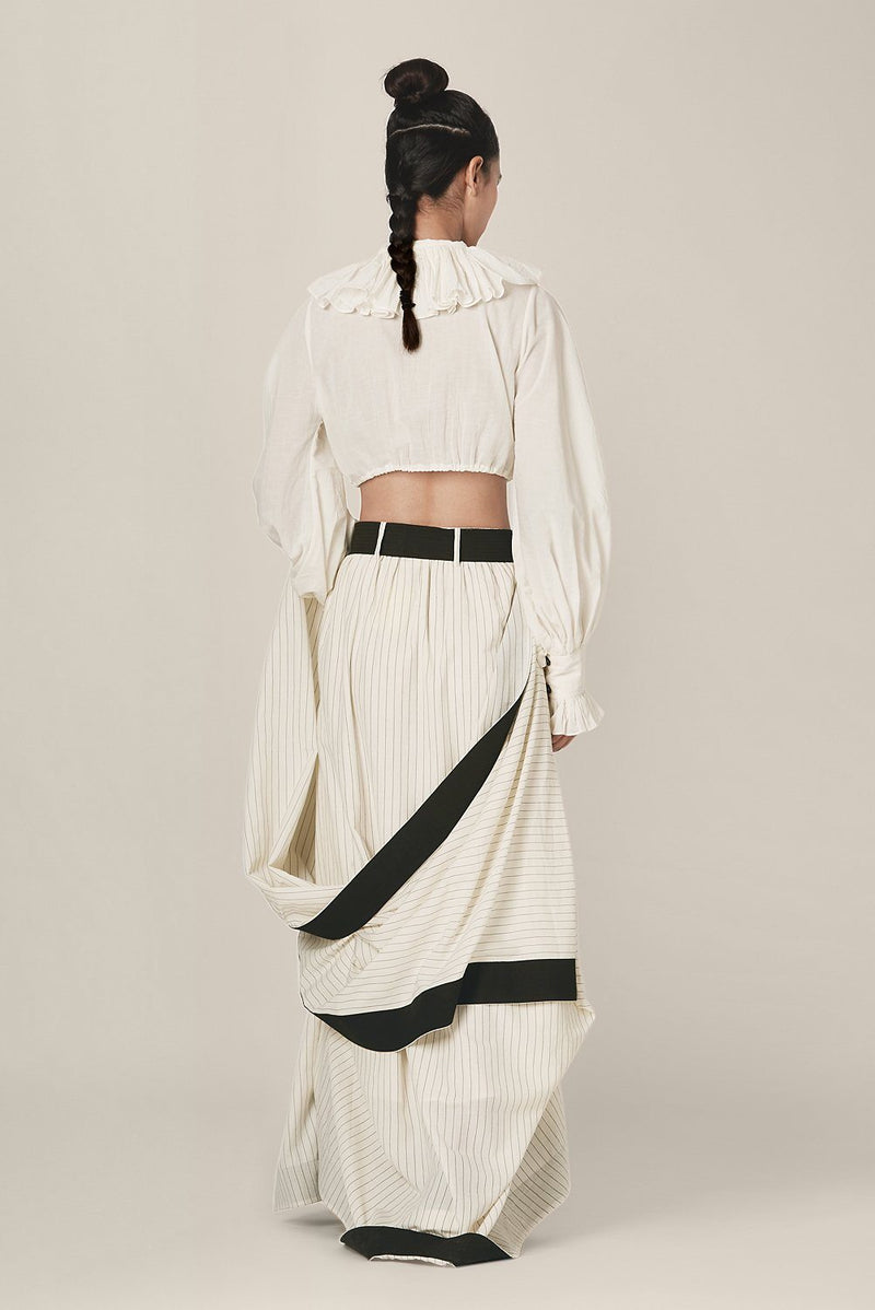 Ophelia Shirt by Chola in white color for women in Singapore