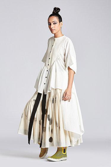 Paige Shirt in Organic Cotton by Chola for women in Singapore