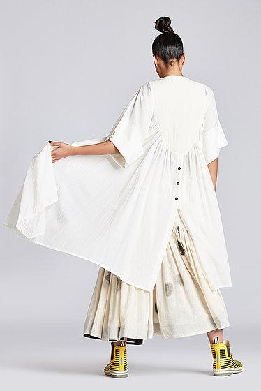 Paige Shirt in Organic Cotton by Chola for women in Singapore