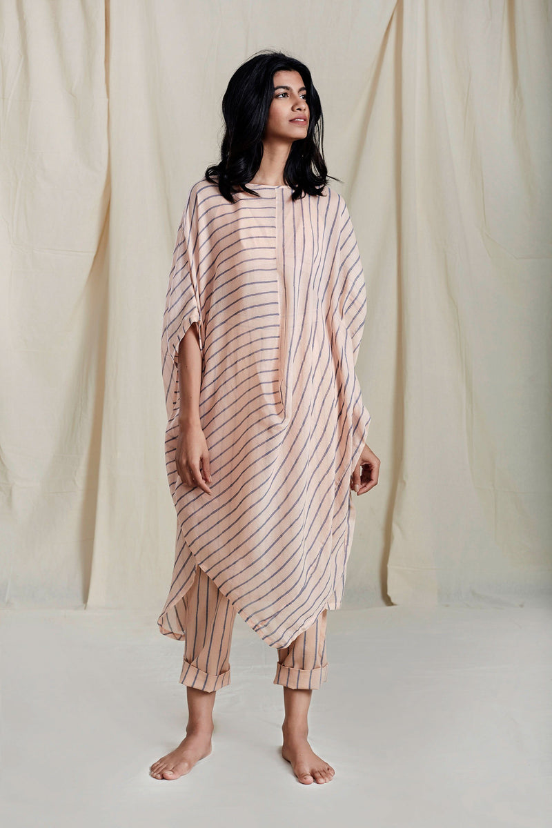 Peach Cowl Tunic Top & Tunics by Mati for women in Singapore