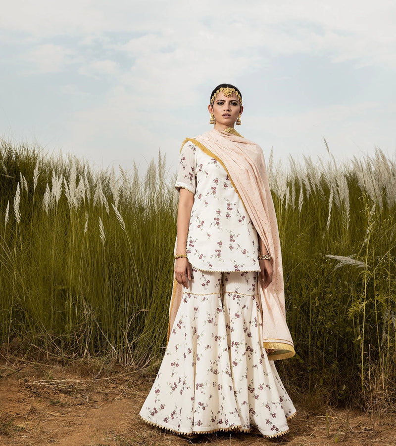 Pushp Vesh Kurta Sets by Khara Kapas for women in Singapore