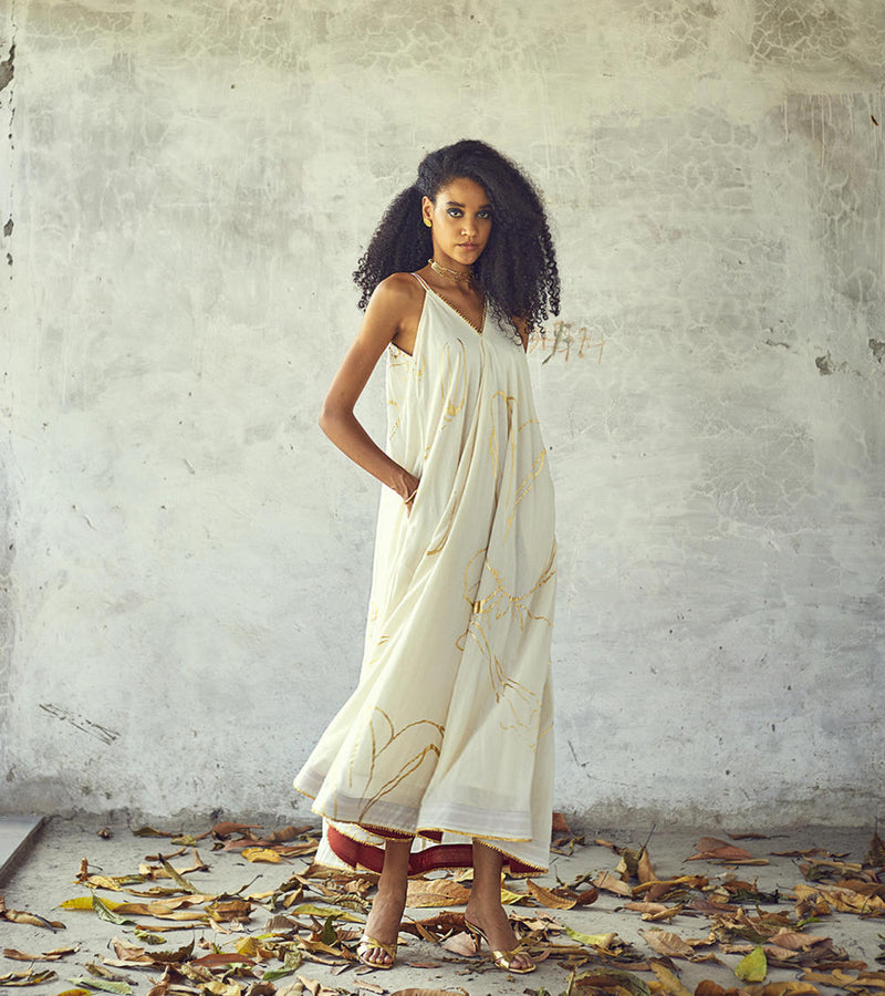 Raat Rani Set Indo-Western Wear by Khara Kapas for women in Singapore