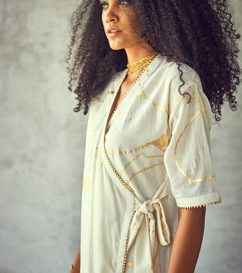 Rajnigandha Kurta (Set of 2) by Khara Kapas for women in Singapore