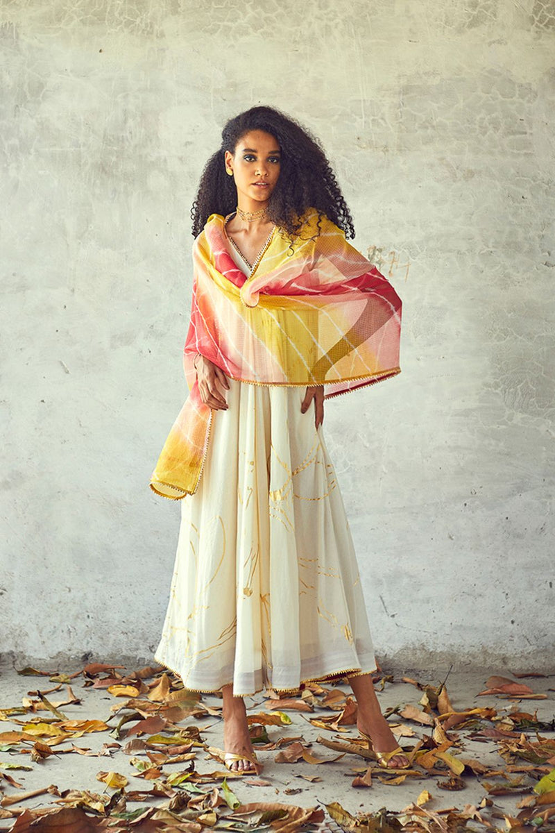 Rangeen Odhni Dupattas by Khara Kapas for women in Singapore