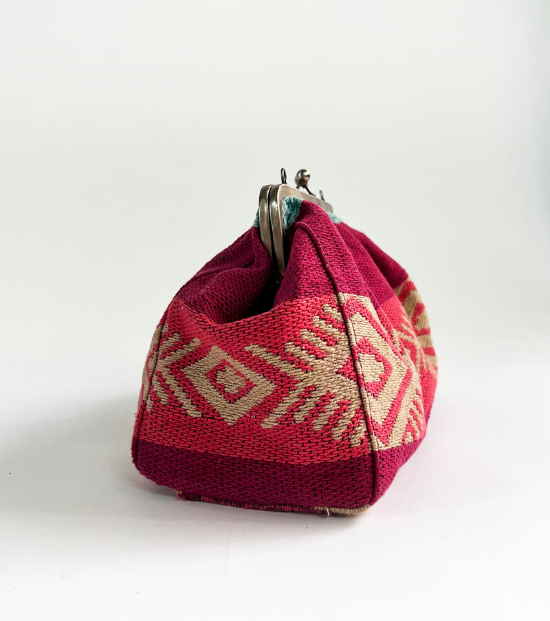 Rasberry Clutch by Khara Kapas for women in Singapore