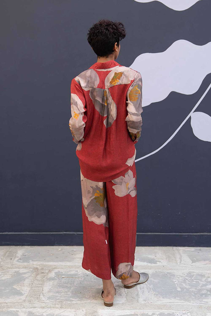 RED POPPIES CO-ORD Co-ord Set by Yam for women in Singapore