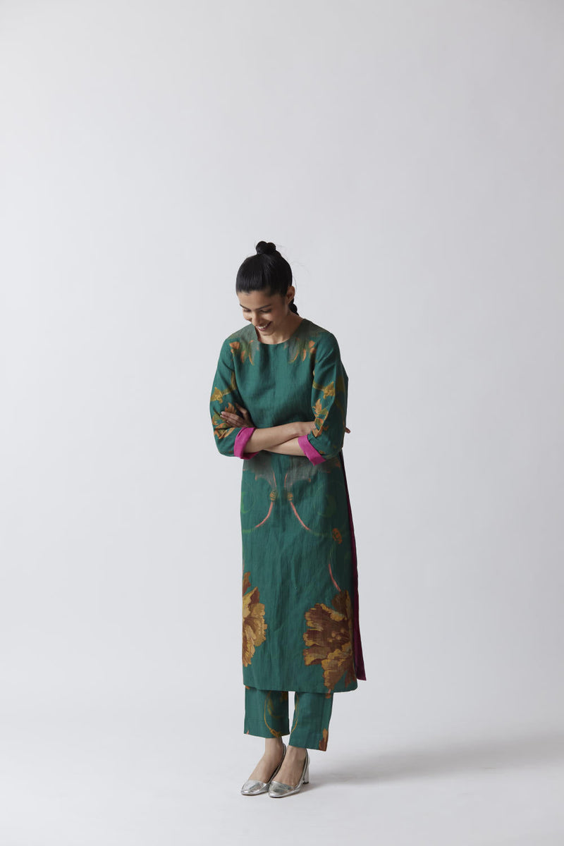 RHODE LINEN KURTA SET Kurta Sets by Yam for women in Singapore