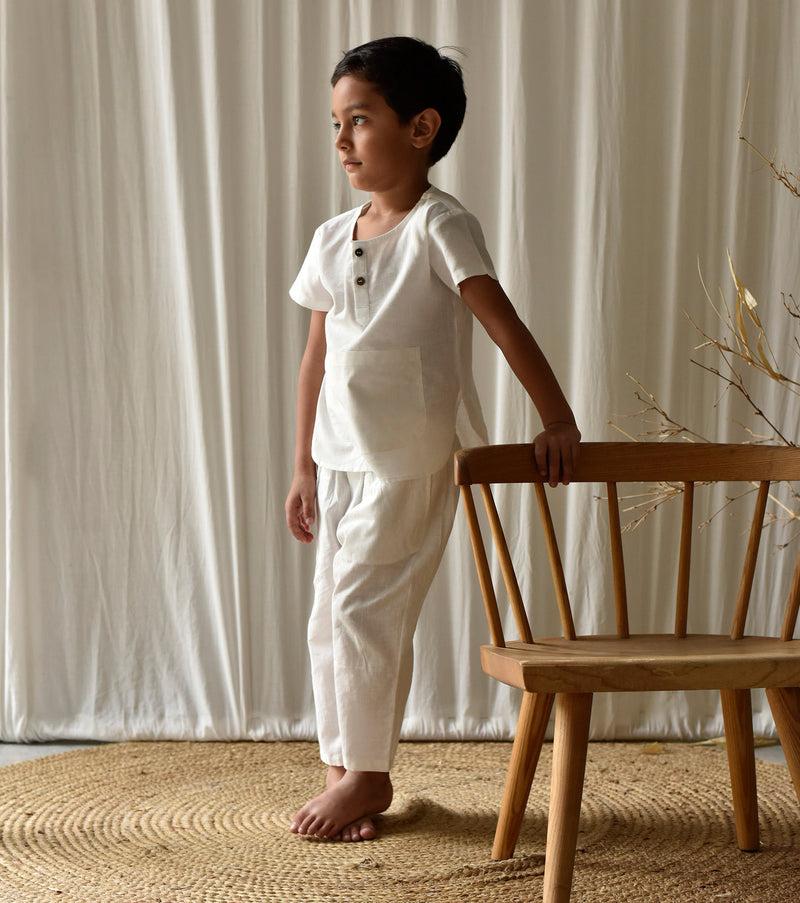 Ripple Co-ord Set Co-ord Set by Khara Kapas Kids for kids in Singapore