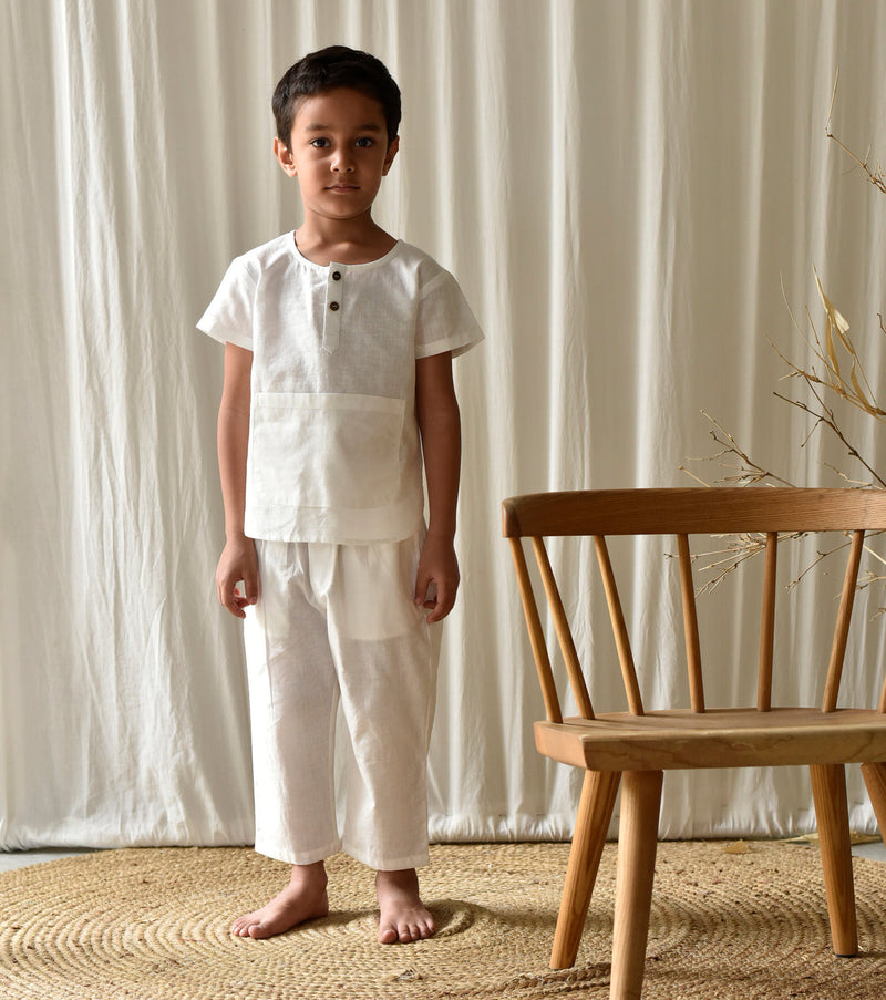 Ripple Co-ord Set Co-ord Set by Khara Kapas Kids for kids in Singapore