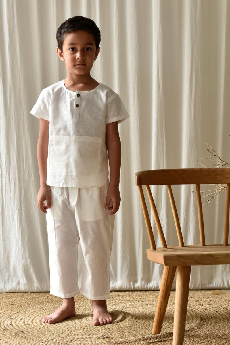 Ripple Co-ord Set Co-ord Set by Khara Kapas Kids for kids in Singapore