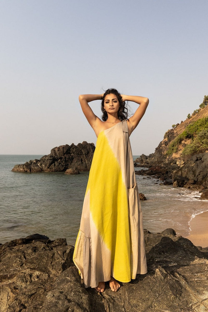 Ripple mud Dress by Khara Kapas for women in Singapore