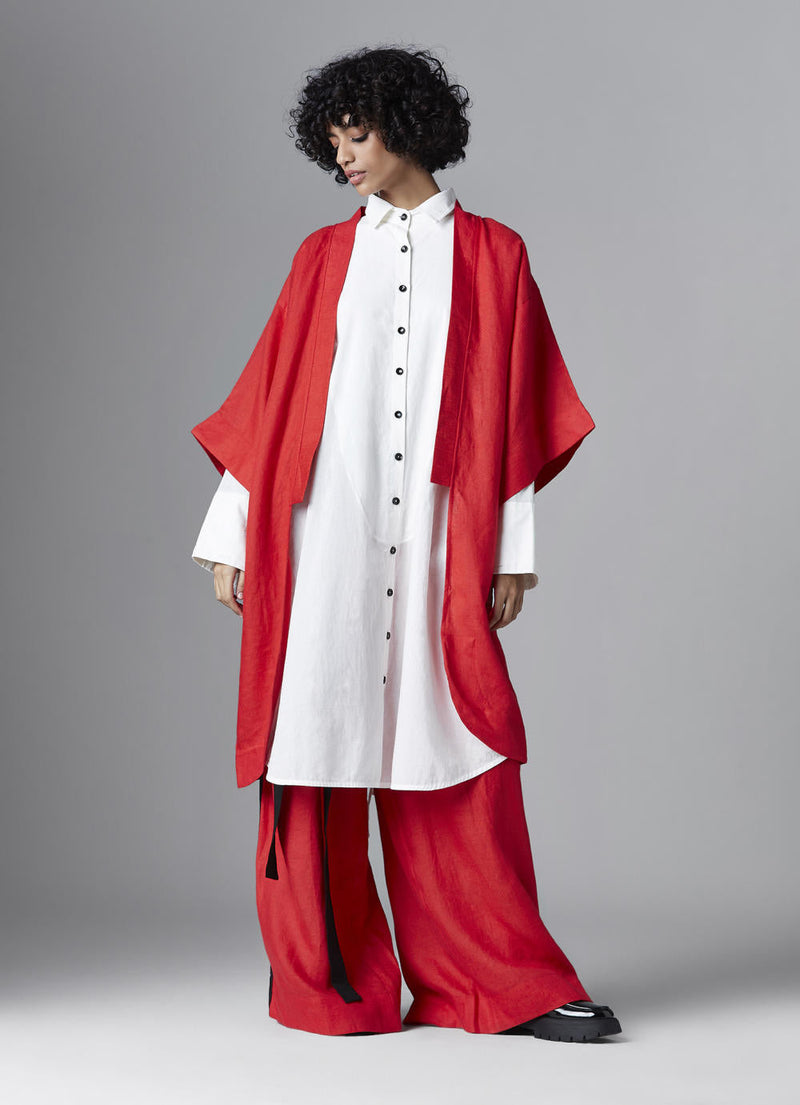 Rowan Jacket linen Jackets & Overlays by Chola for women in Singapore