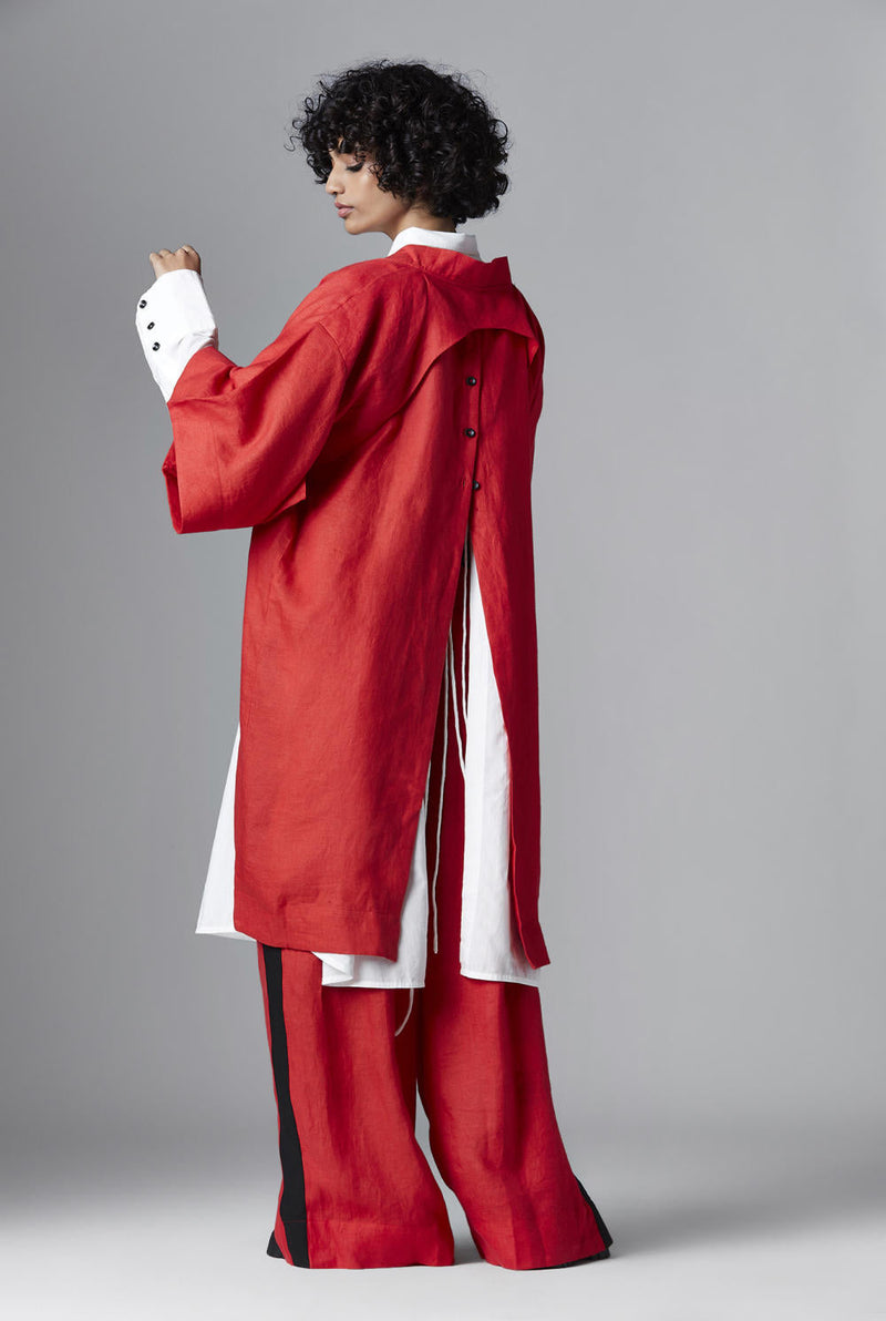 Rowan Jacket linen Jackets & Overlays by Chola for women in Singapore