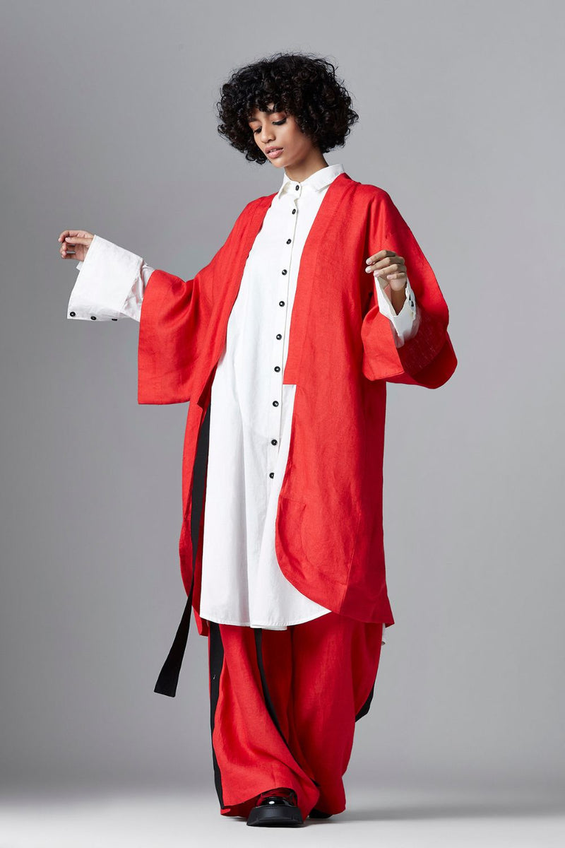 Rowan Jacket linen Jackets & Overlays by Chola for women in Singapore