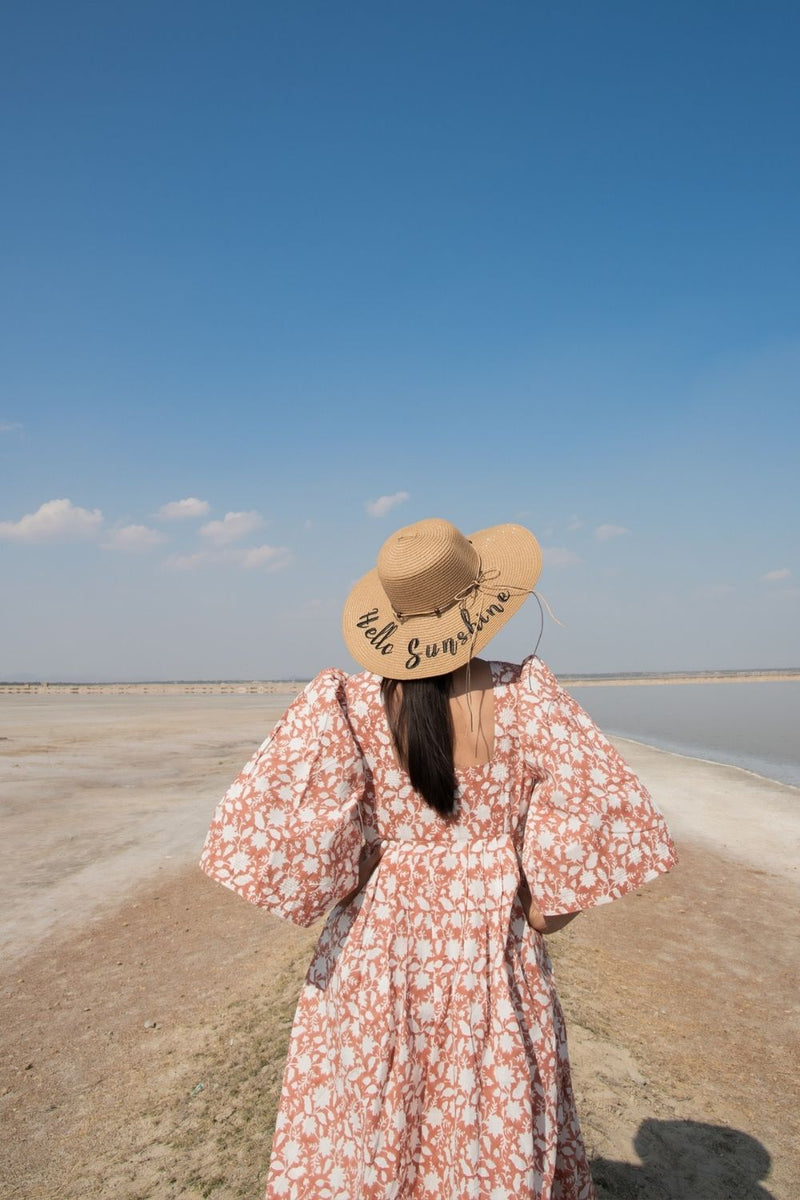 Rust Basille Victoria Dress Fashion Marche