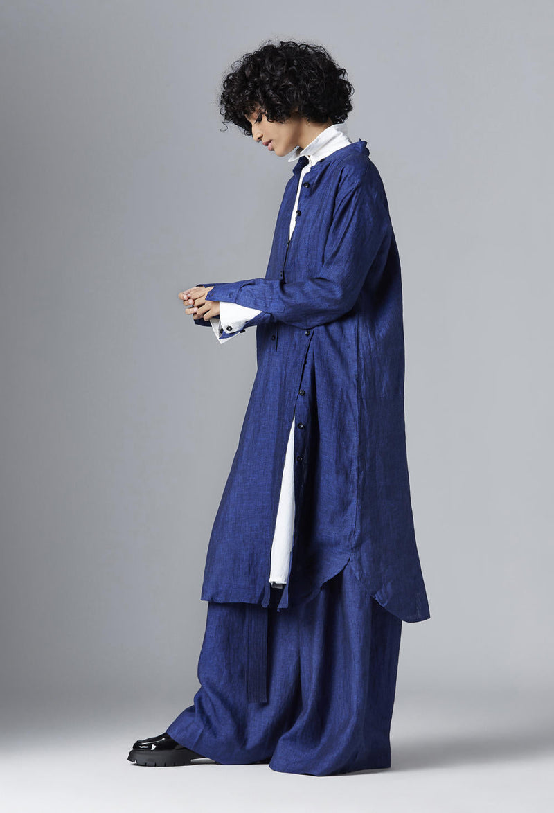 Salacia Shirt linen Top & Tunics by Chola for women in Singapore