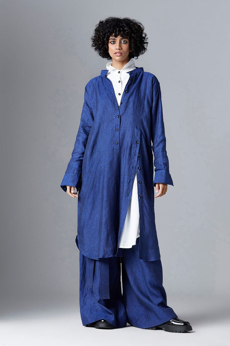 Salacia Shirt linen Top & Tunics by Chola for women in Singapore