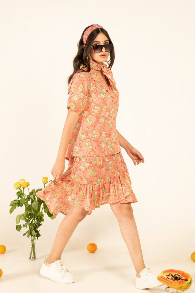 Salome Flounce Skirt Co-Ord Fashion Marche