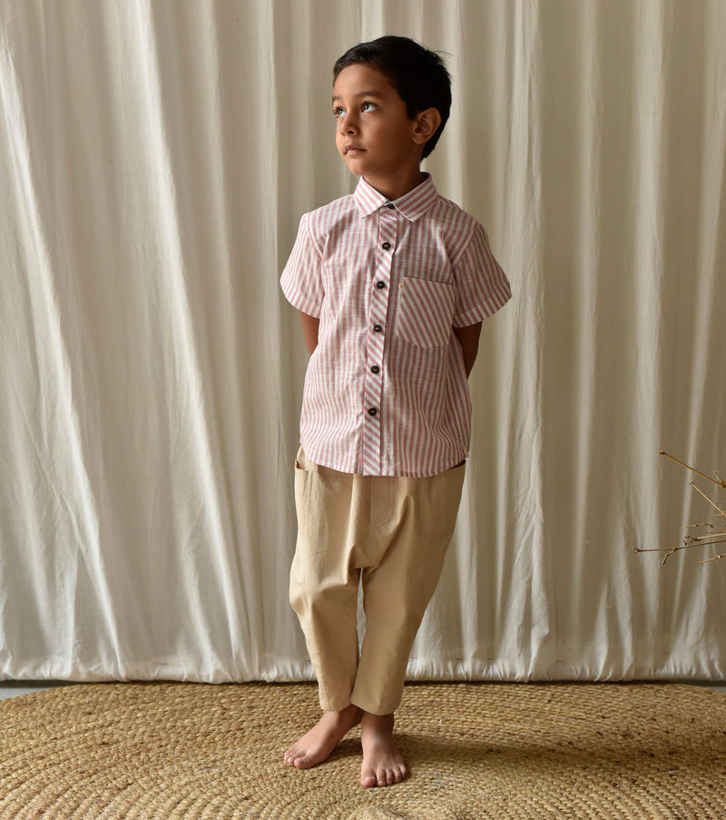 Sand Trousers Bottoms by Khara Kapas Kids for kids in Singapore