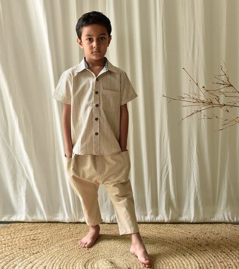 Sand Trousers Bottoms by Khara Kapas Kids for kids in Singapore