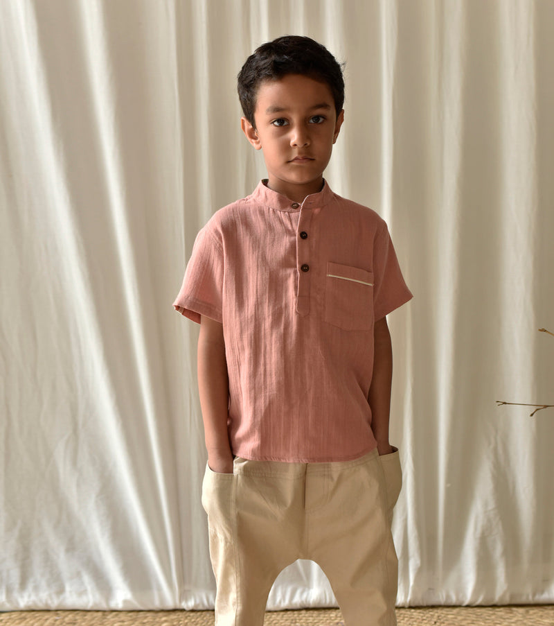 Sand Trousers Bottoms by Khara Kapas Kids for kids in Singapore