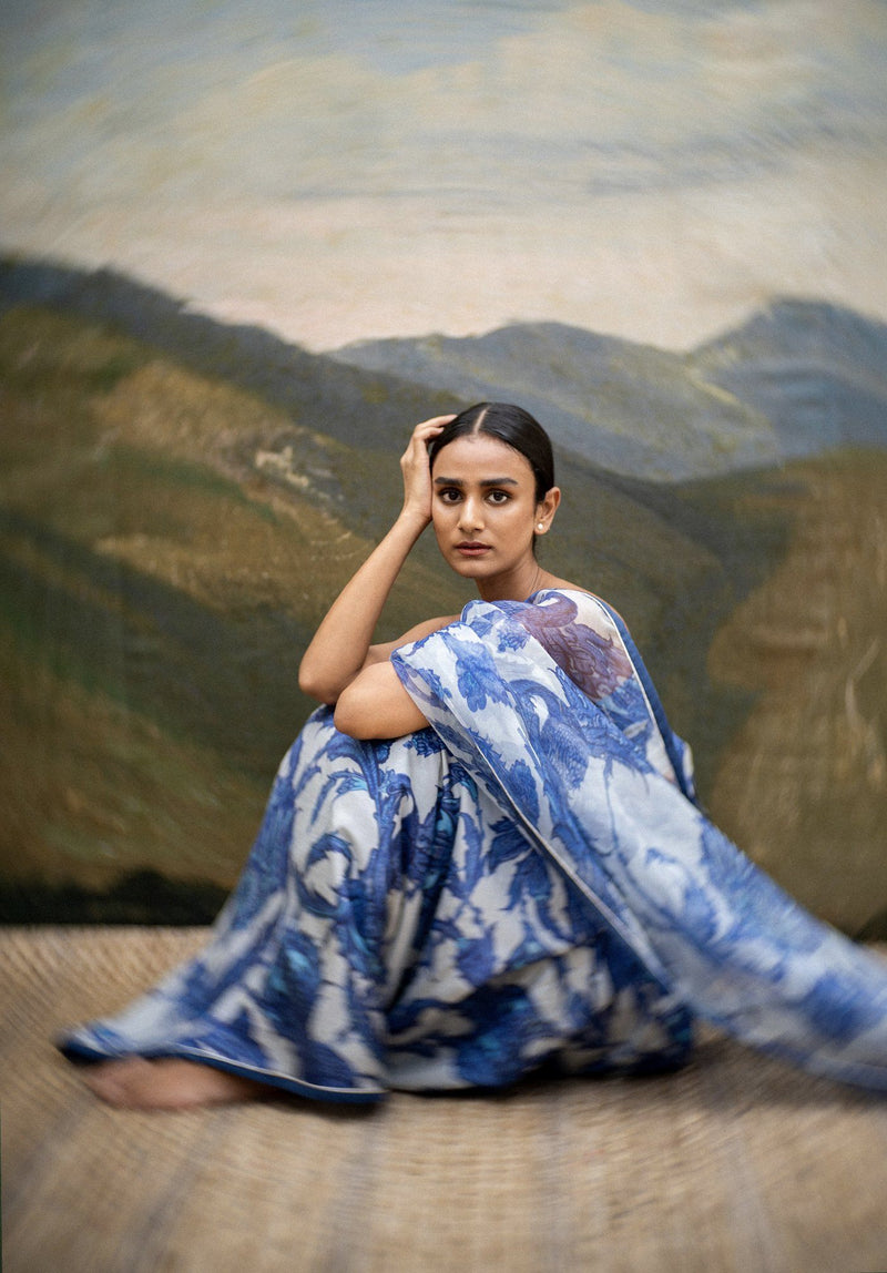 SANTORINI SAREE Sarees by Yam for women in Singapore