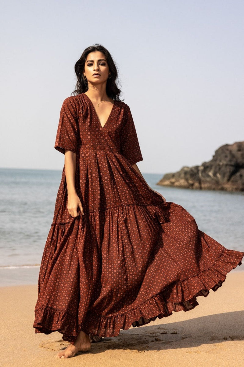 Set me on fire Dress by Khara Kapas for women in Singapore