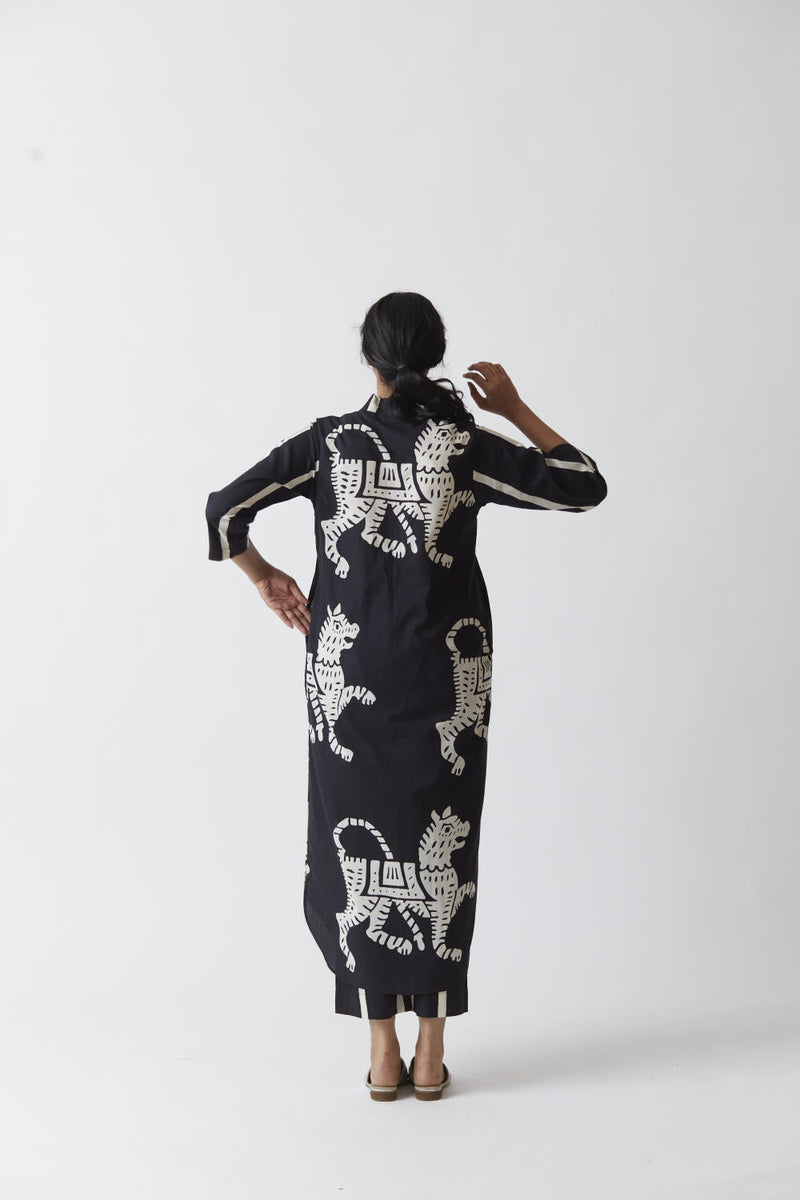 SHER KURTA SET (BLACK) Kurta Sets by Yam for women in Singapore