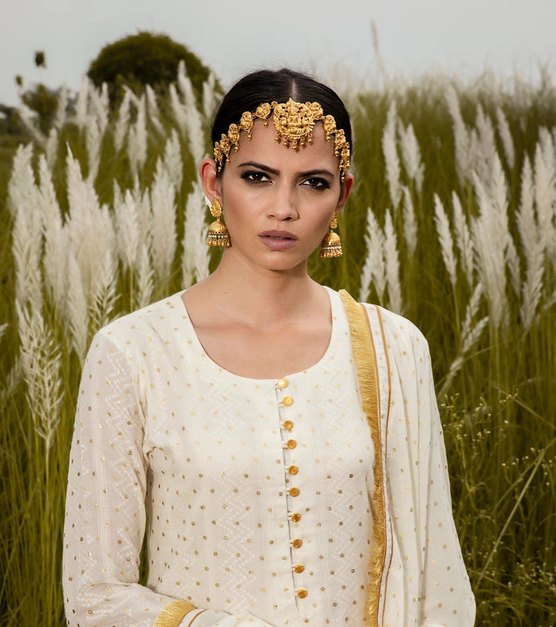 Shubhra Poshak Kurta Sets by Khara Kapas for women in Singapore