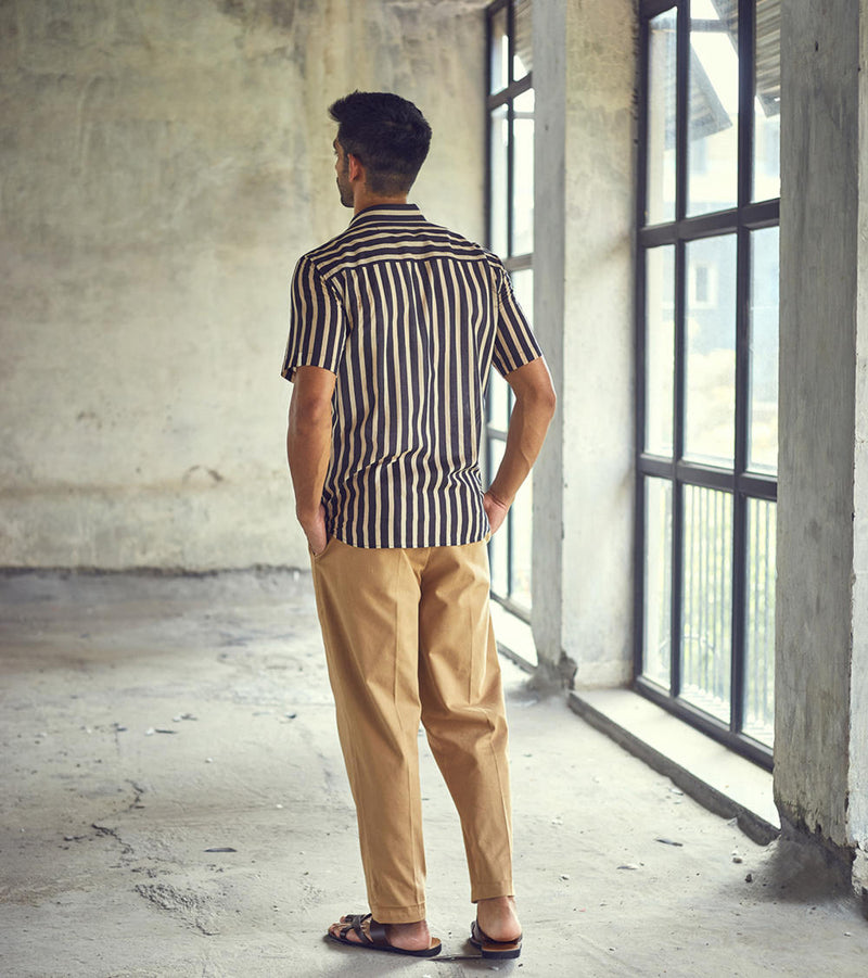 Smoke shirt by Khara Kapas Men for men in Singapore