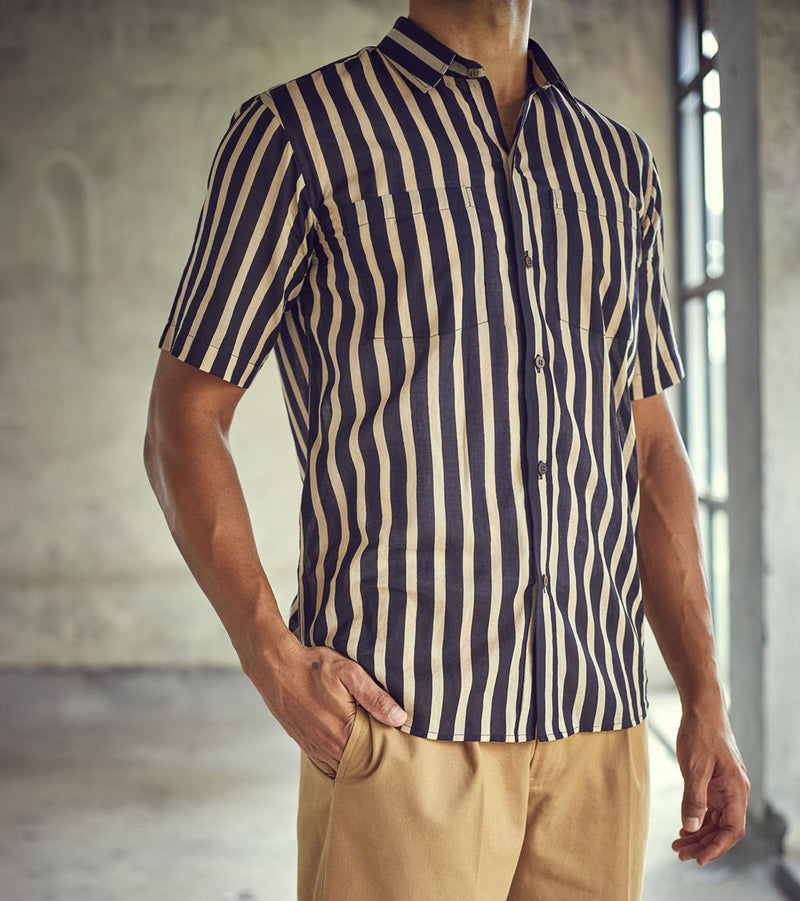 Smoke shirt by Khara Kapas Men for men in Singapore