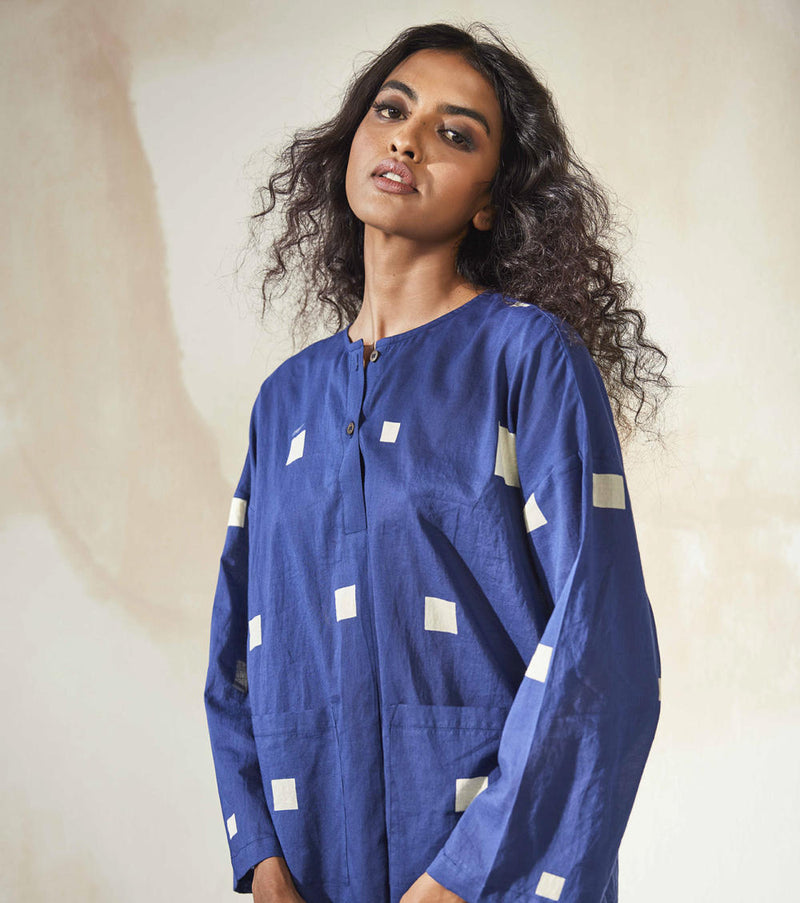 Space Co-ord Set Kurta Sets by Khara Kapas for women in Singapore