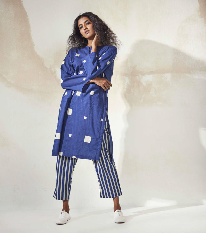 Space Co-ord Set Kurta Sets by Khara Kapas for women in Singapore