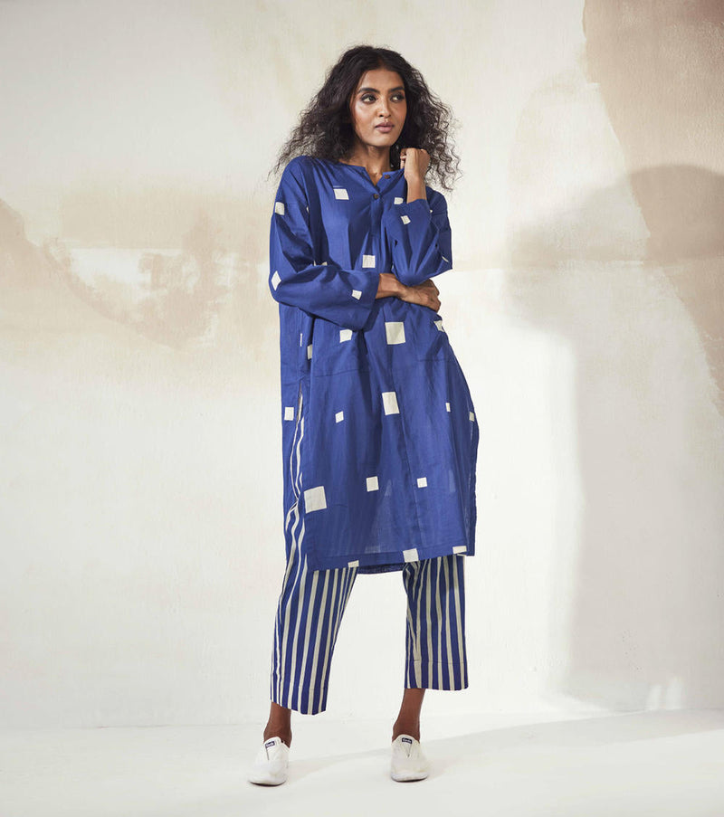 Space Co-ord Set Kurta Sets by Khara Kapas for women in Singapore