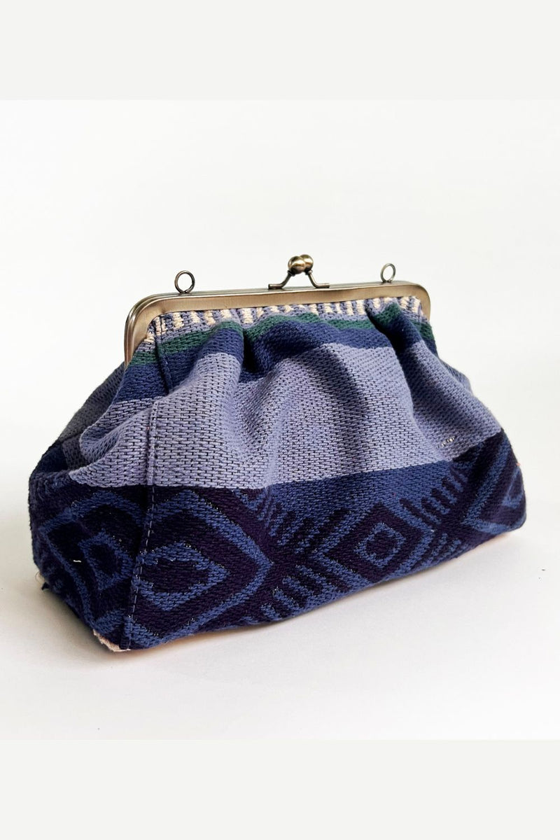 Space Ikat Clutch by Khara Kapas for women in Singapore