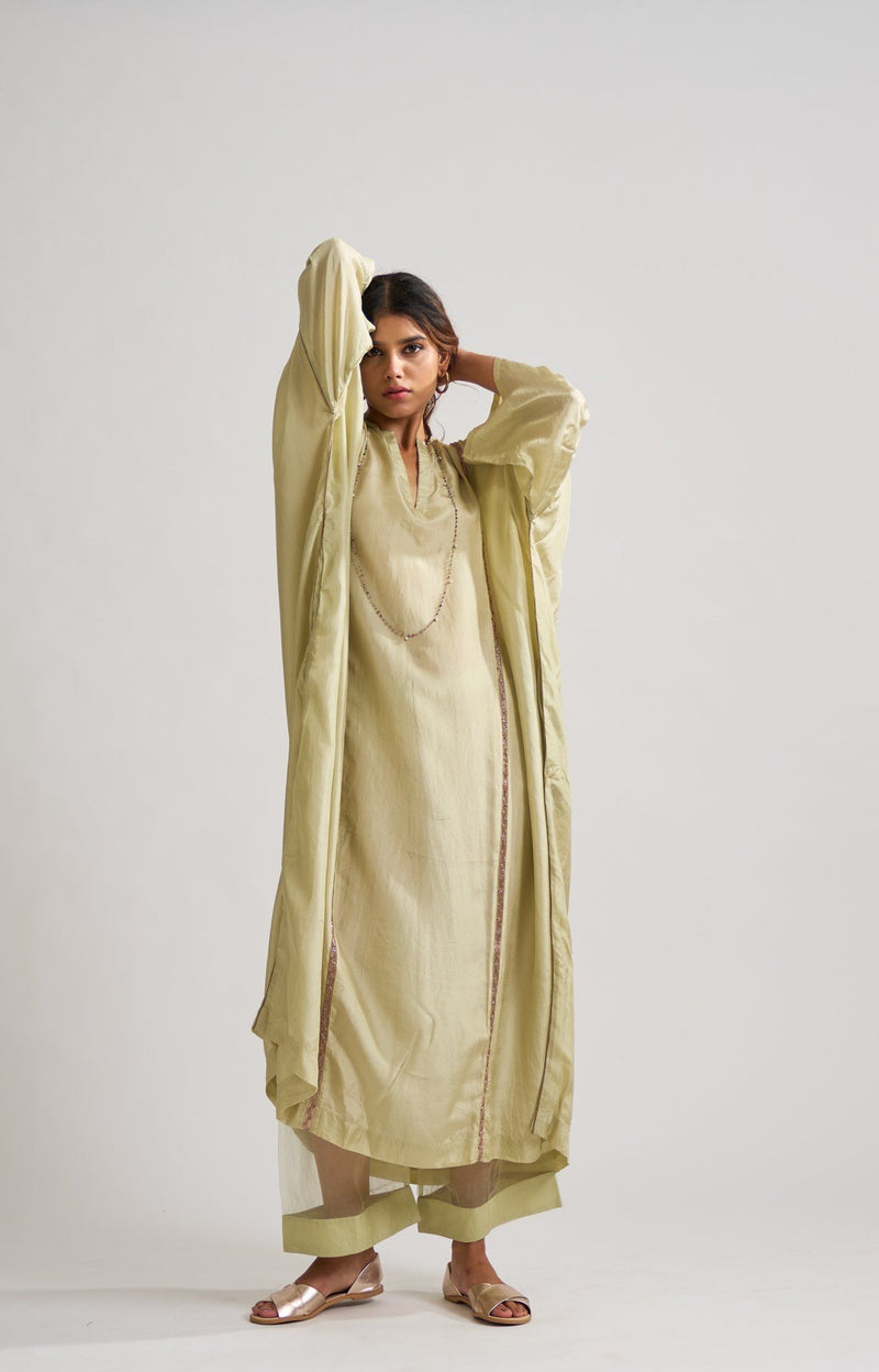 Svana Mint Kaftan Set Fashion DOT